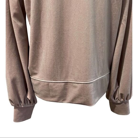 Madewell Velour balloon sleeve sweatshirt size small - Picture 5 of 7